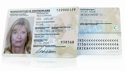 Personalausweis - Muster (© Bundesdruckerei Berlin)